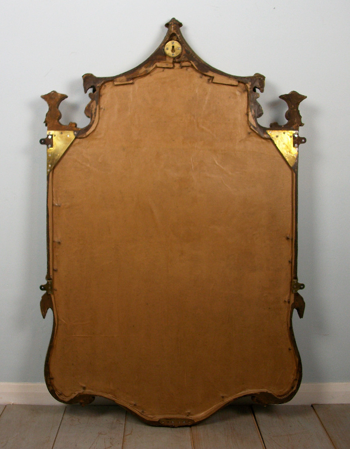 English Chinoiserie Chippendale Style Mirror